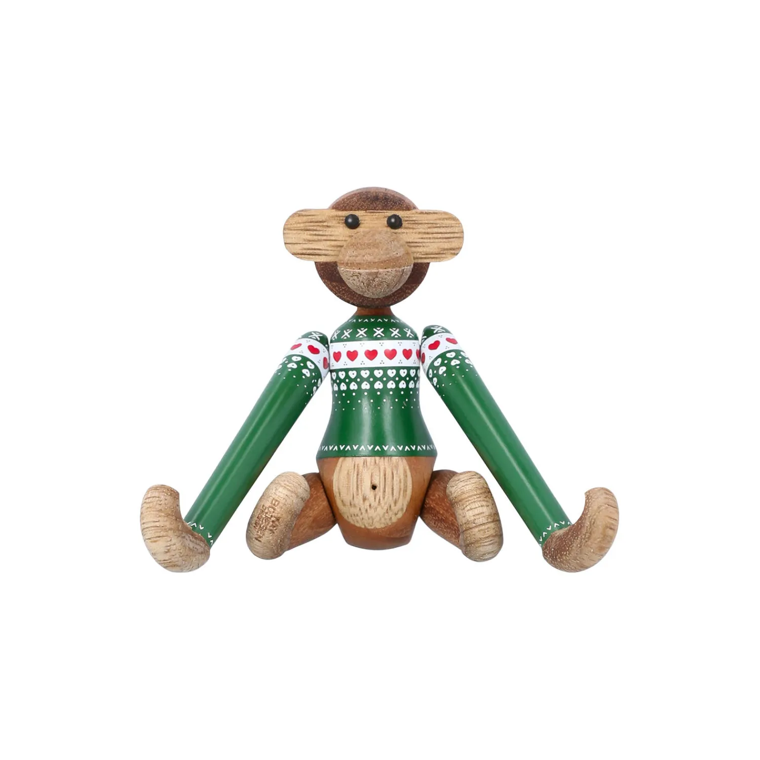 Kay Bojesen Denmark Figurer & Glaskunst-Abe Julesweater 2025 Mini, grøn
