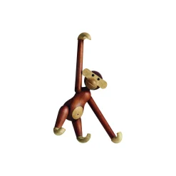 Kay Bojesen Denmark Figurer & Glaskunst-Abe lille, teak/limba