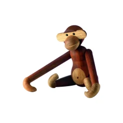Kay Bojesen Denmark Figurer & Glaskunst-Abe mellem, teak/limba