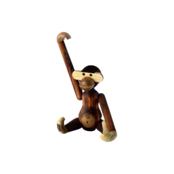 Kay Bojesen Denmark Figurer & Glaskunst-Abe mellem, teak/limba