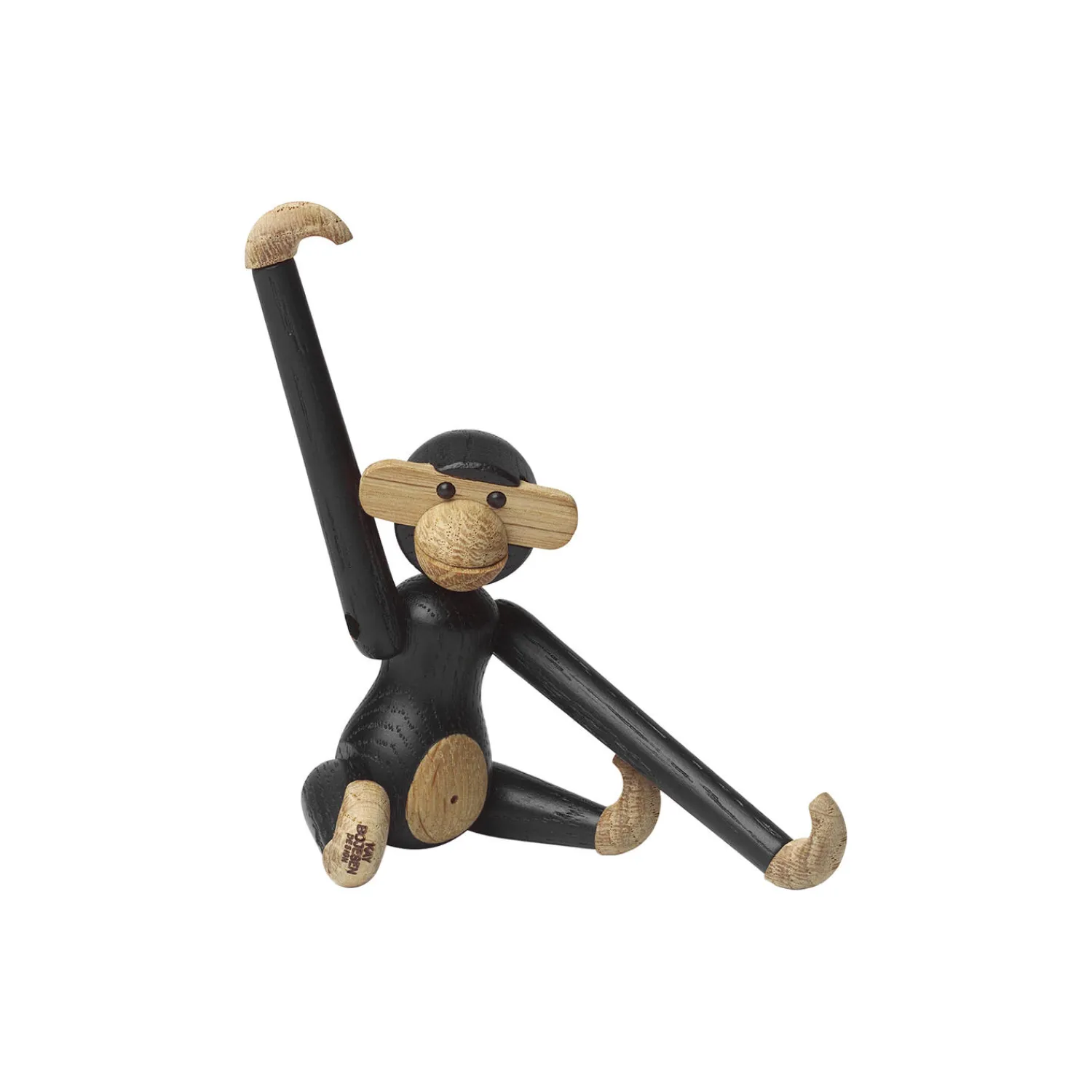 Kay Bojesen Denmark Figurer & Glaskunst-Abe mini, mørk bejdset eg