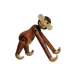 Kay Bojesen Denmark Figurer & Glaskunst-Abe mini, teak/limba