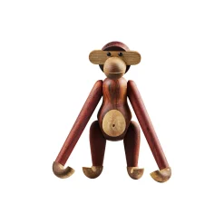 Kay Bojesen Denmark Figurer & Glaskunst-Abe stor, teak/limba