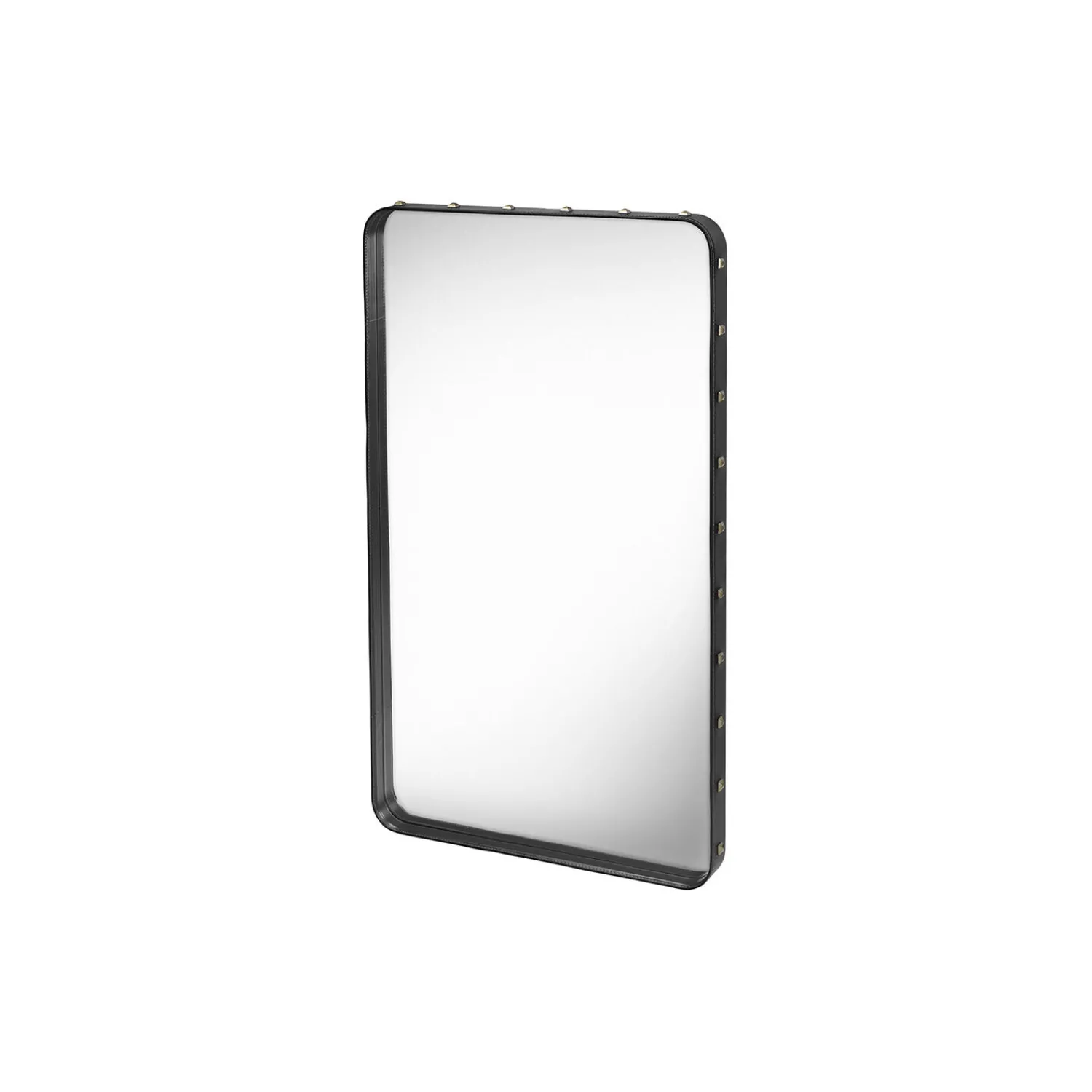 GUBI Vægspejle-Adnet Rectangular Wall Mirror, black