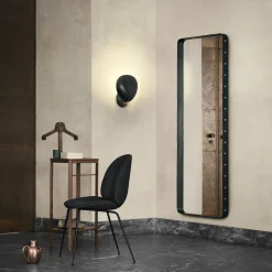GUBI Vægspejle-Adnet Rectangular Wall Mirror, black