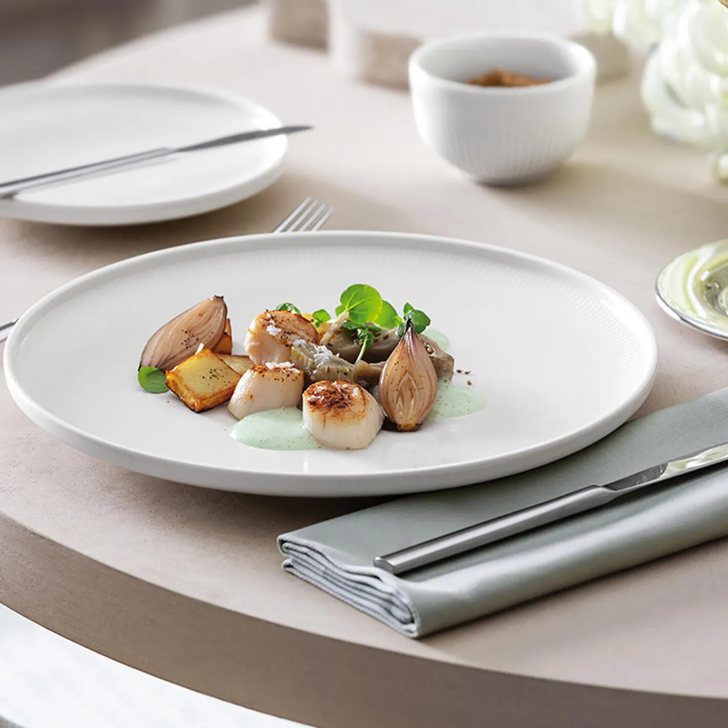 Villeroy & Boch Tallerkener * Afina Middagstallerken Ø 27 cm, hvid