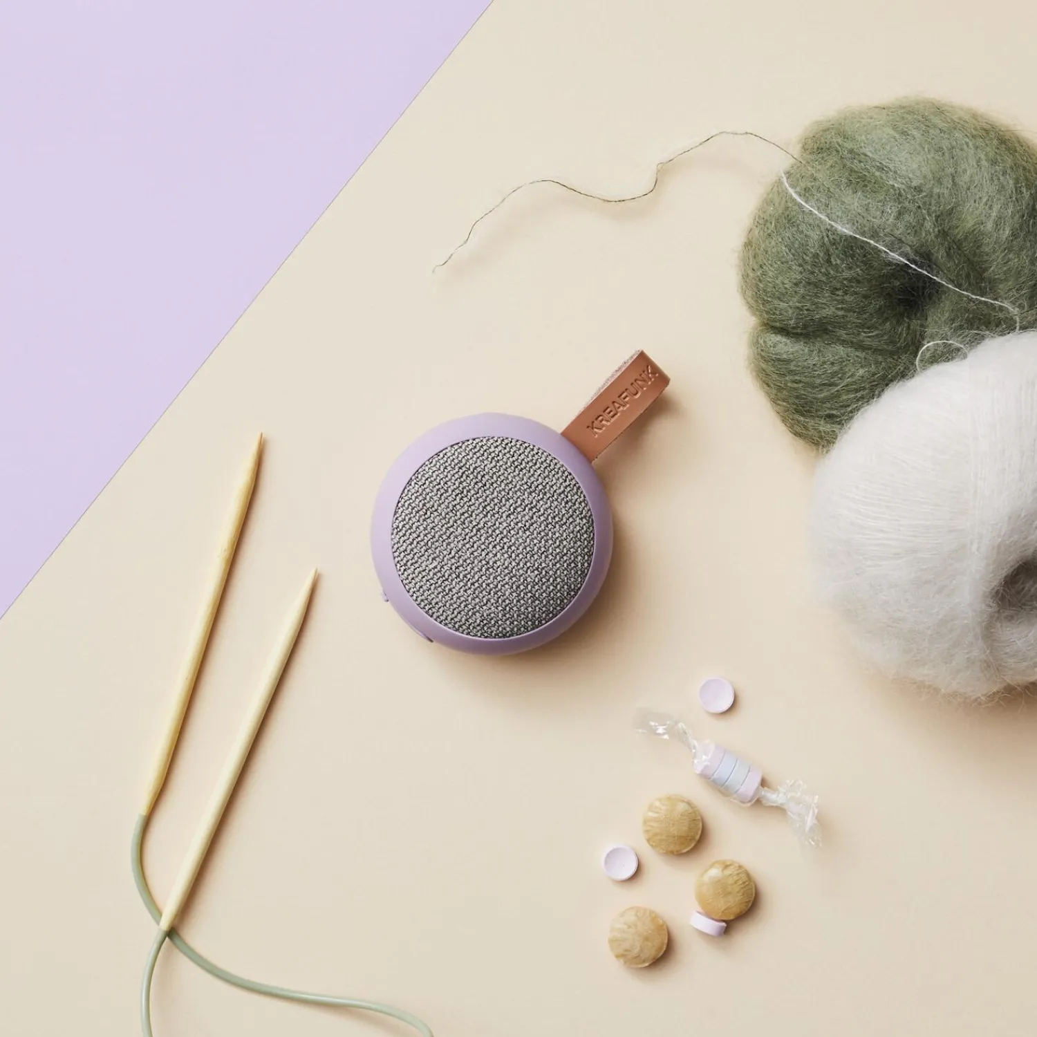 Kreafunk Højtalere & Radioer-aGO 2 fabric Bluetooth højtaler