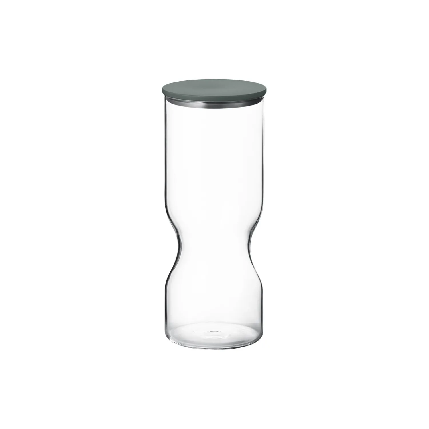 Georg Jensen Køkkenopbevaring-ALFREDO opbevaringsdåse large 1,5 L, glas/grøn