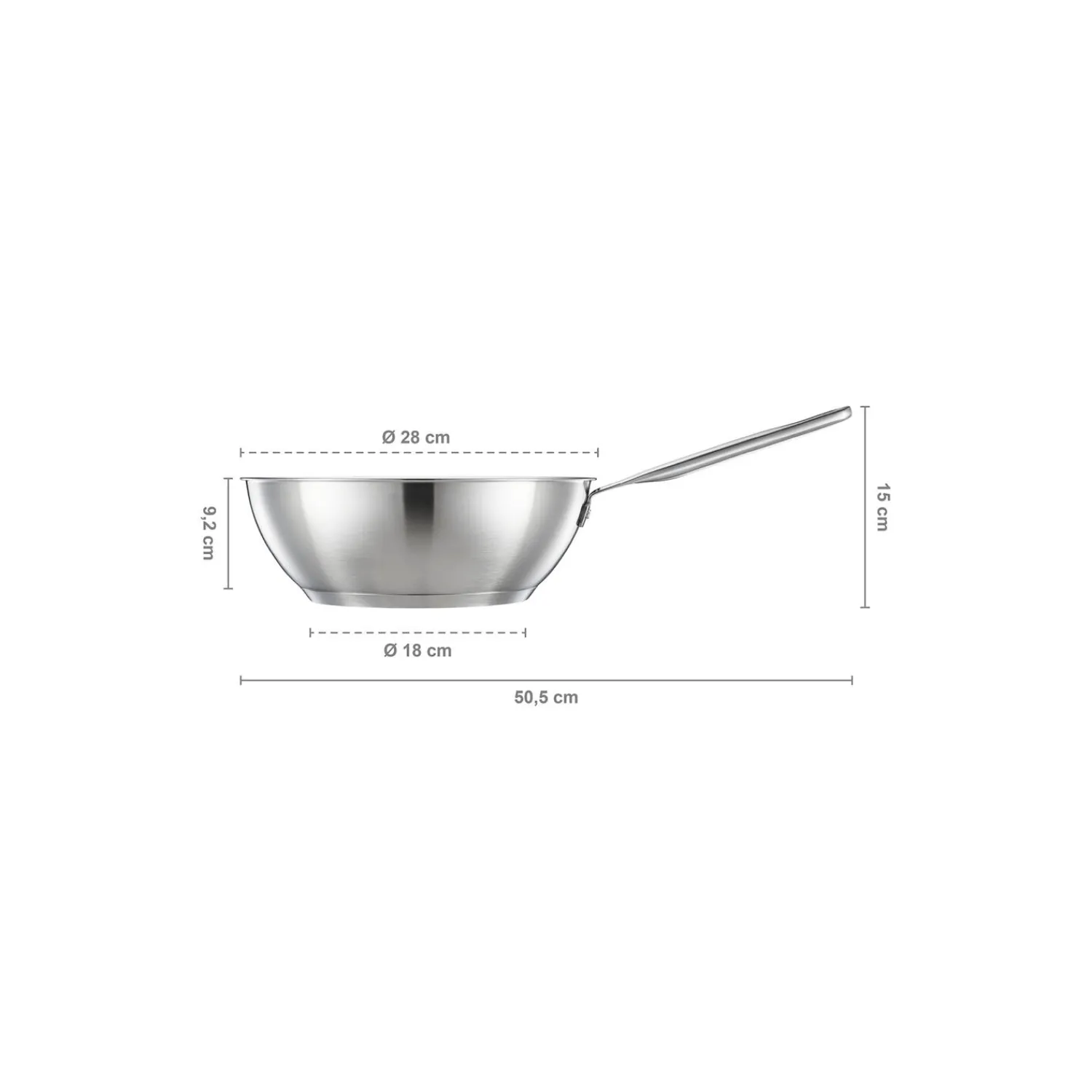 Fiskars Gryder & Pander * All Steel Pure wok Ø 28 cm