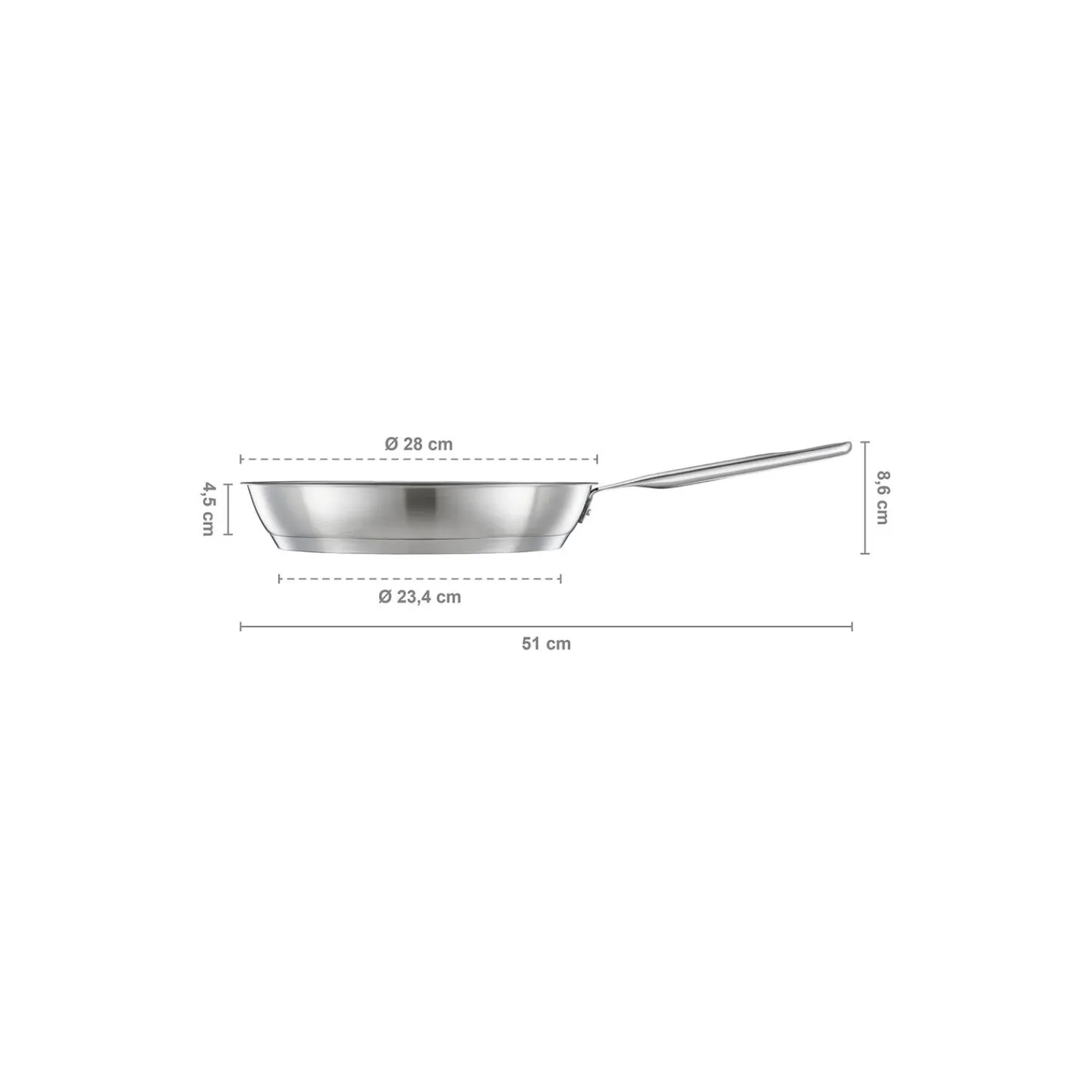 Fiskars Gryder & Pander * All Steel stegepande Ø 28 cm
