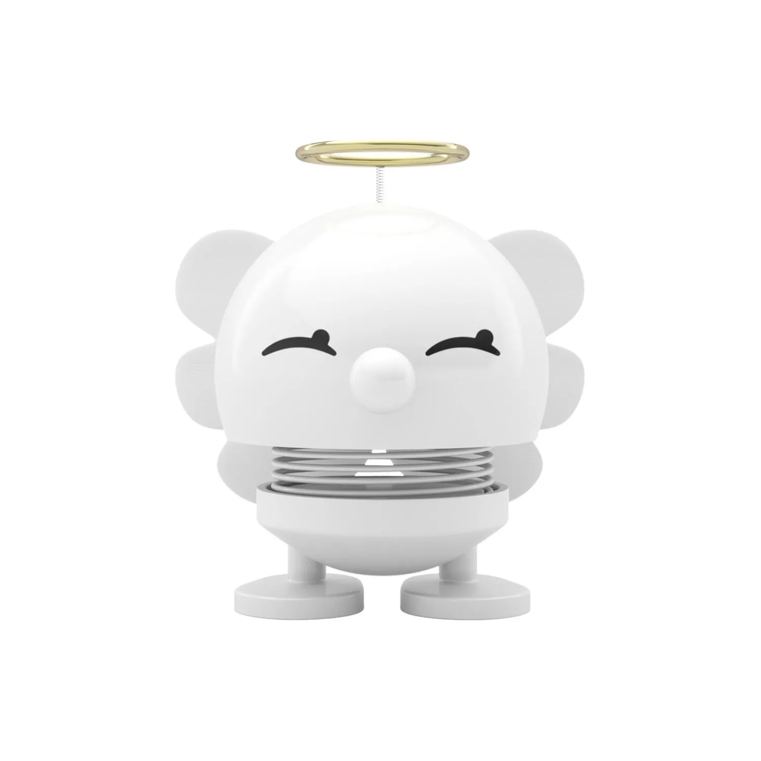 Hoptimist Figurer & Glaskunst-Angel Bimble, white