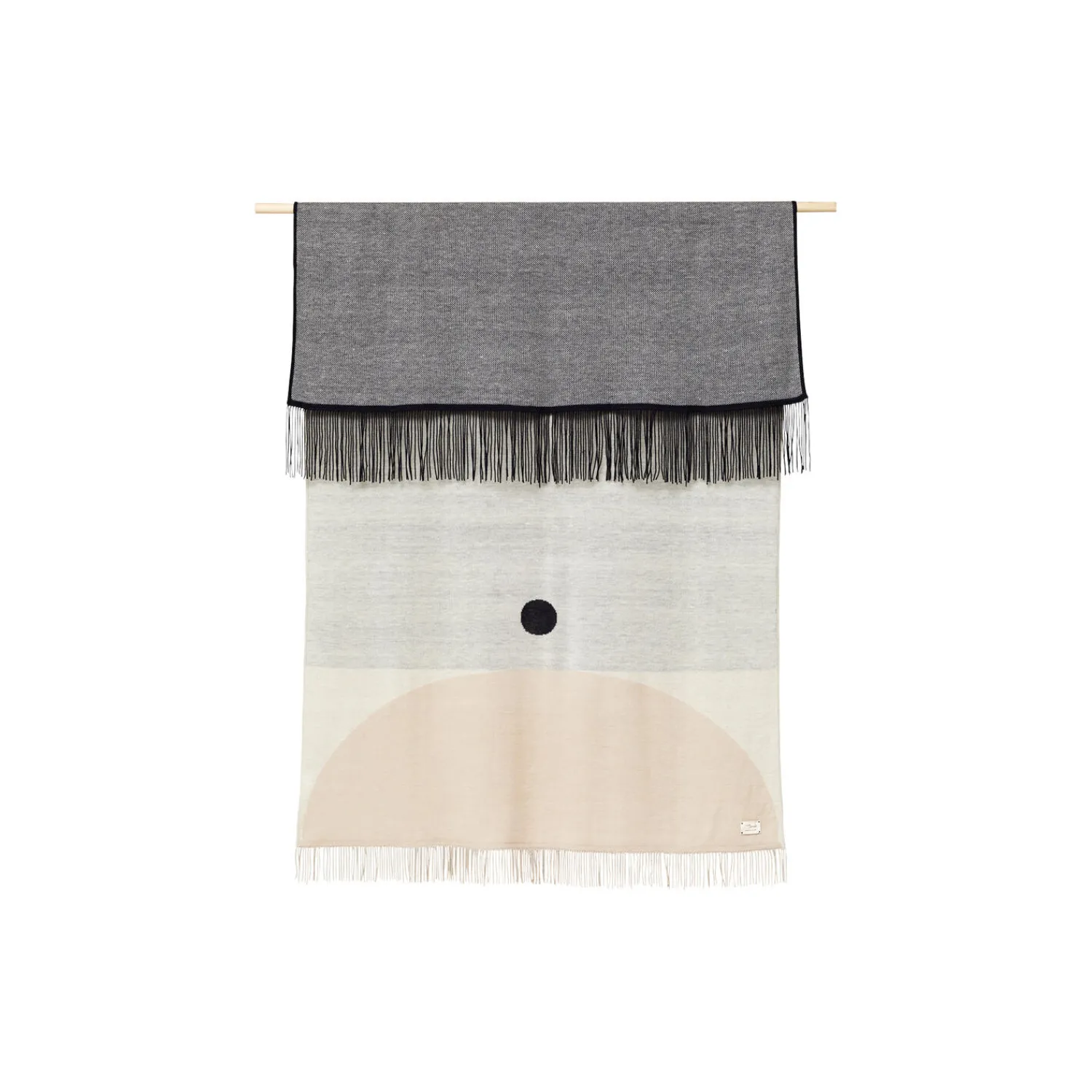 Form & Refine Plaider * Aymara Throw, pattern cream