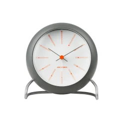 Arne Jacobsen Clocks Ure-Bankers Bordur, mørk grå
