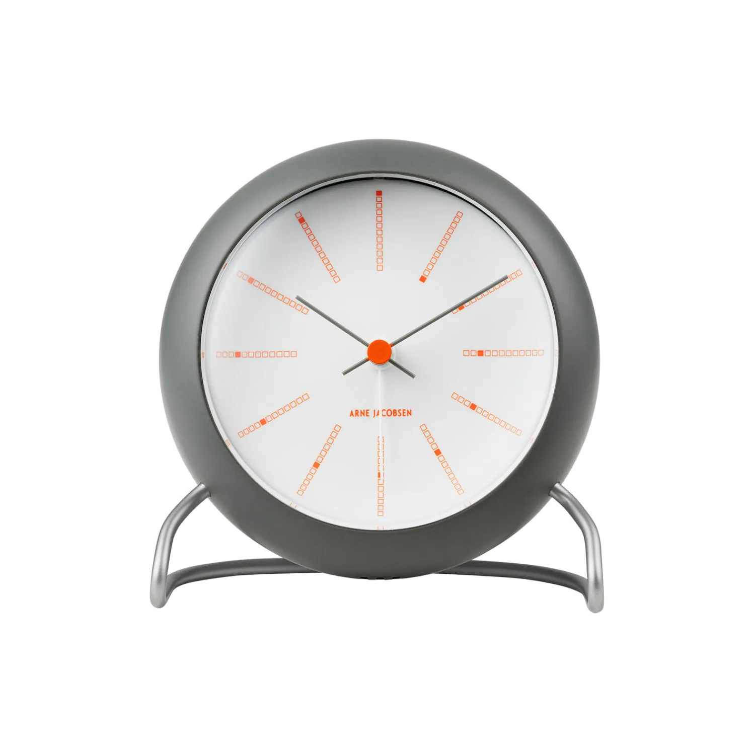 Arne Jacobsen Clocks Ure-Bankers Bordur, mørk grå