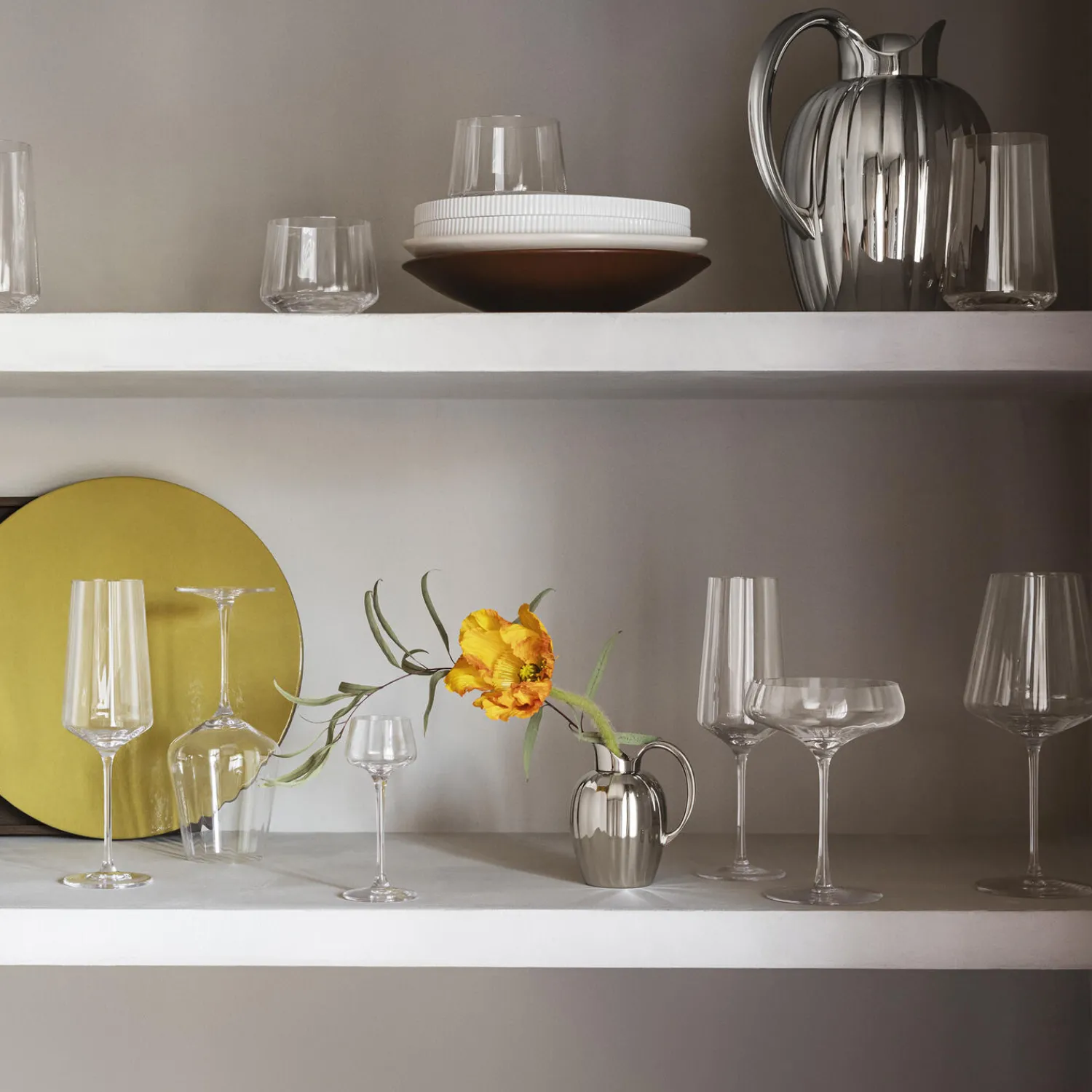 Georg Jensen Glas * Bernadotte rødvinsglas 6 stk.