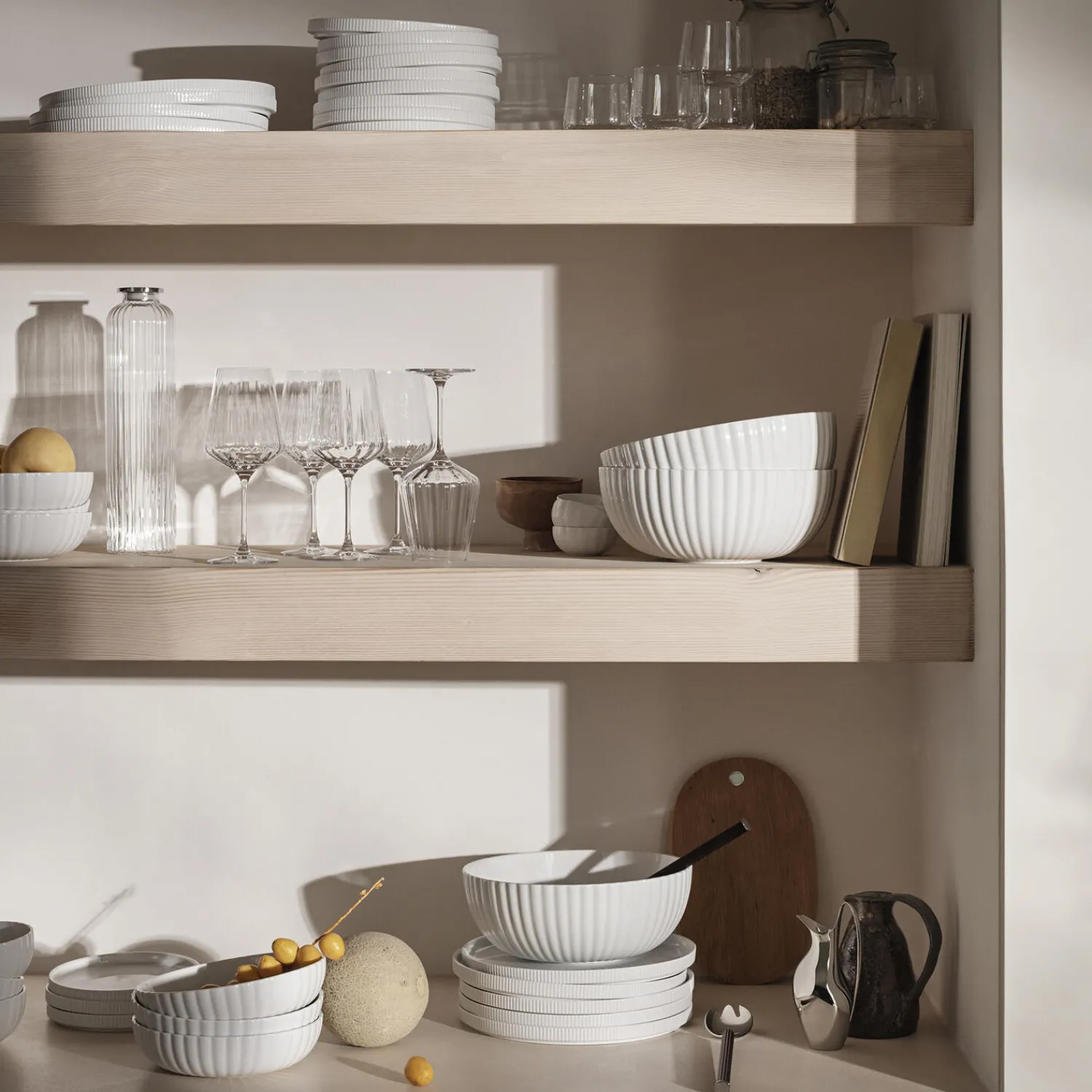 Georg Jensen Skåle & Fade-Bernadotte salatskål