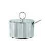 Georg Jensen Kaffe- & Teudstyr-Bernadotte sukkerskål med ske