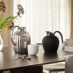 Georg Jensen Kaffe- & Teudstyr * BERNADOTTE Termokande, midnight black