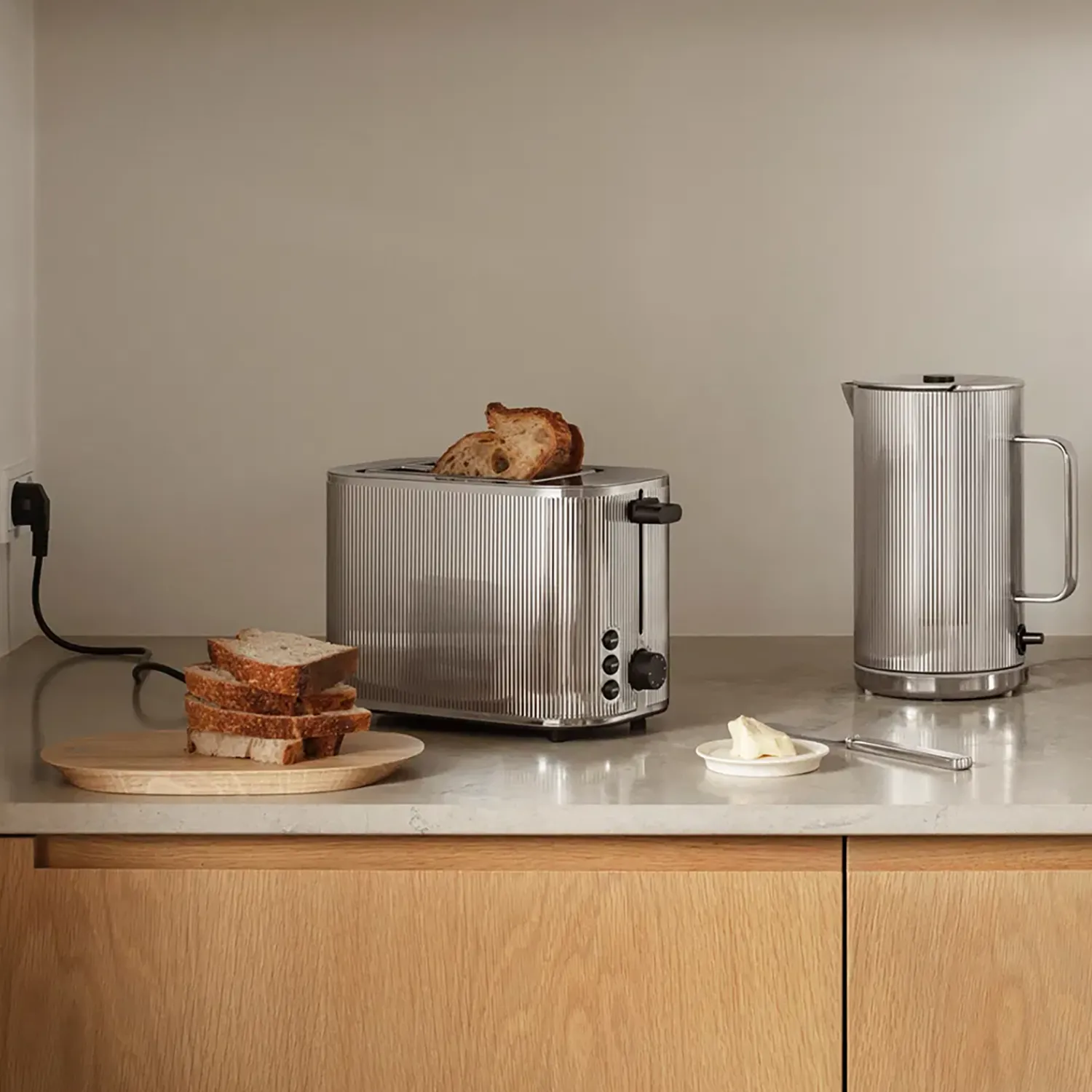 Georg Jensen Køkkenmaskiner * BERNADOTTE Toaster, stål