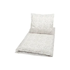 Børn Müsli by Green Cotton Soveudstyr|Sengetøj-BLOOM baby sengetøj, balsam cream/peony/jasmin blue