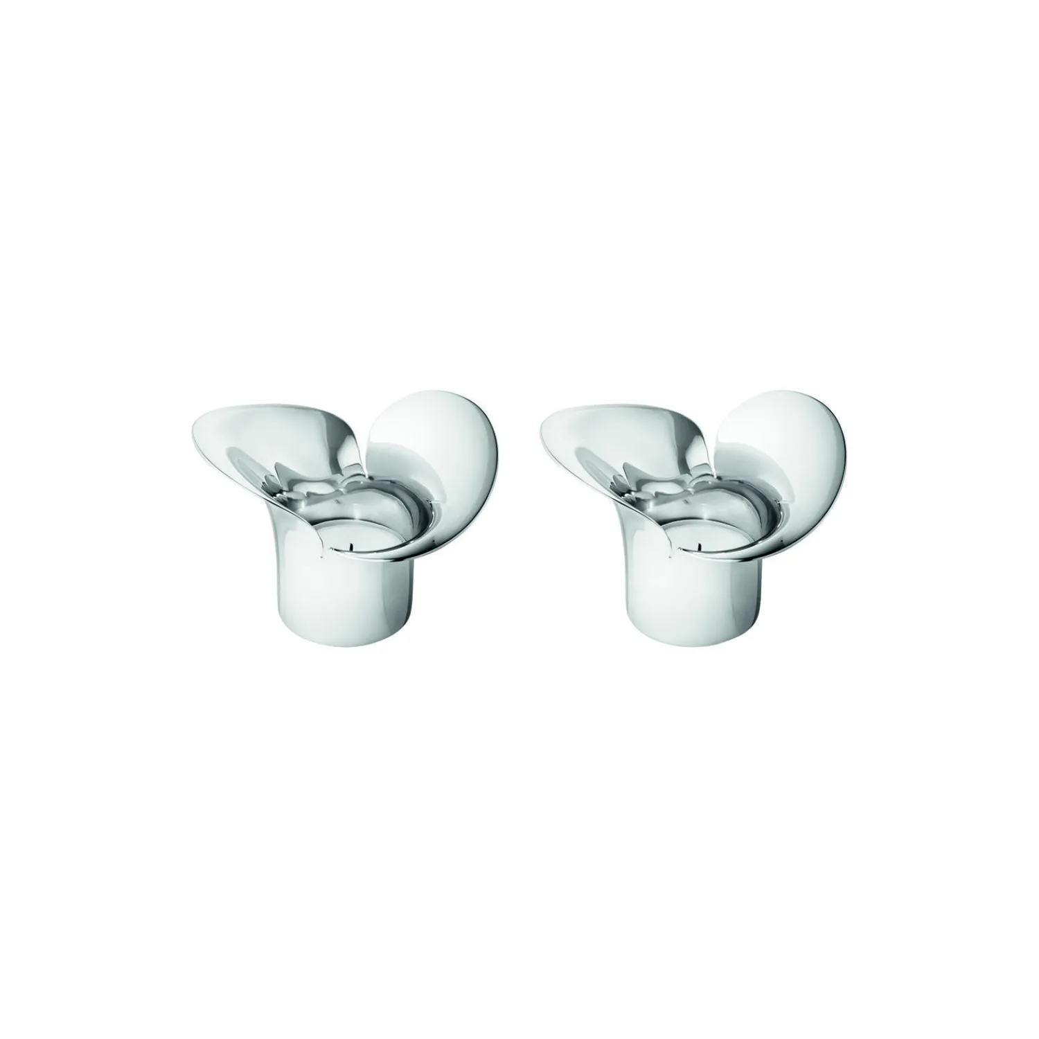 Georg Jensen Lysestager-Bloom Botanica fyrfadsstage 2 stk