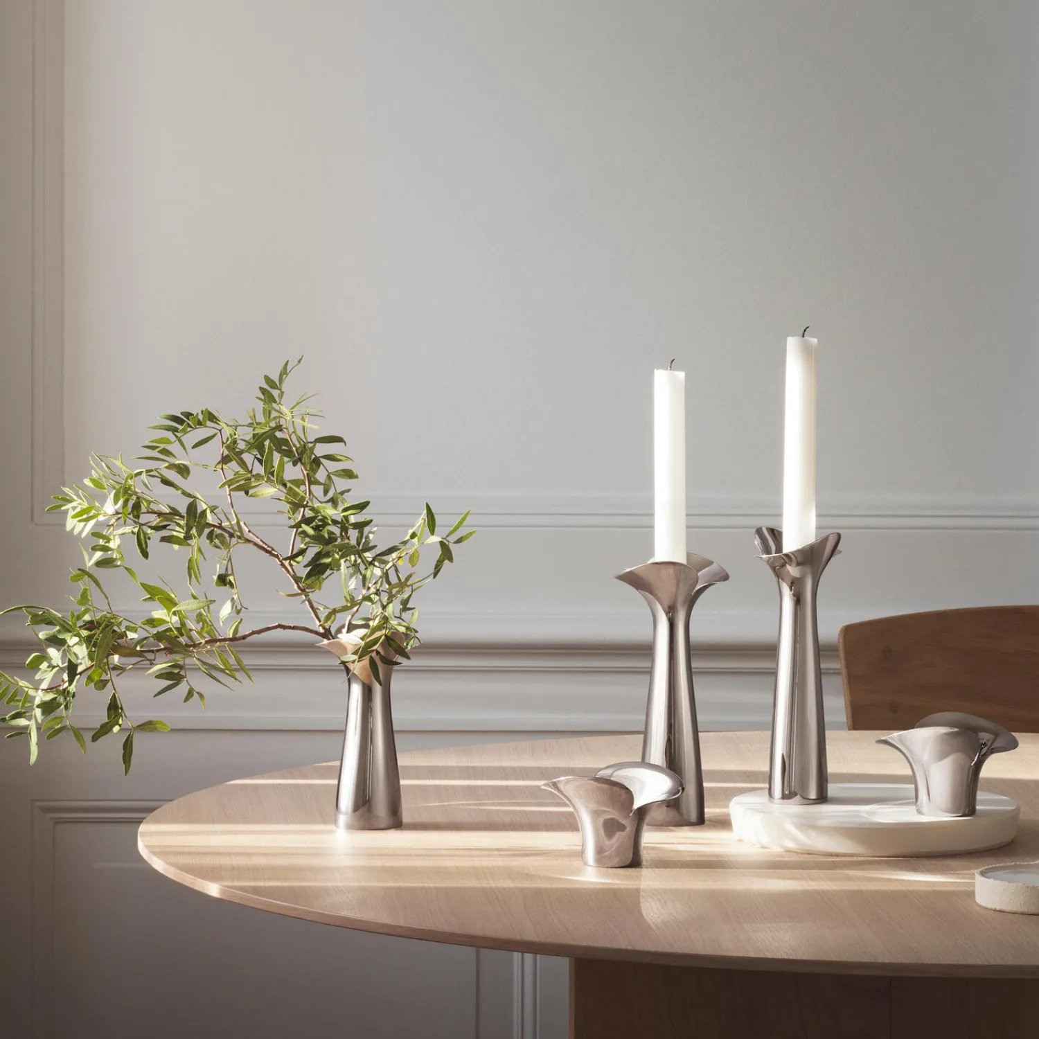 Georg Jensen Lysestager * Bloom Botanica lysestage