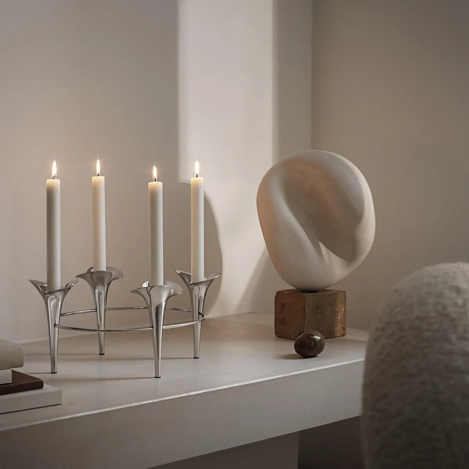 Georg Jensen Lysestager-Bloom Botanica lysestage