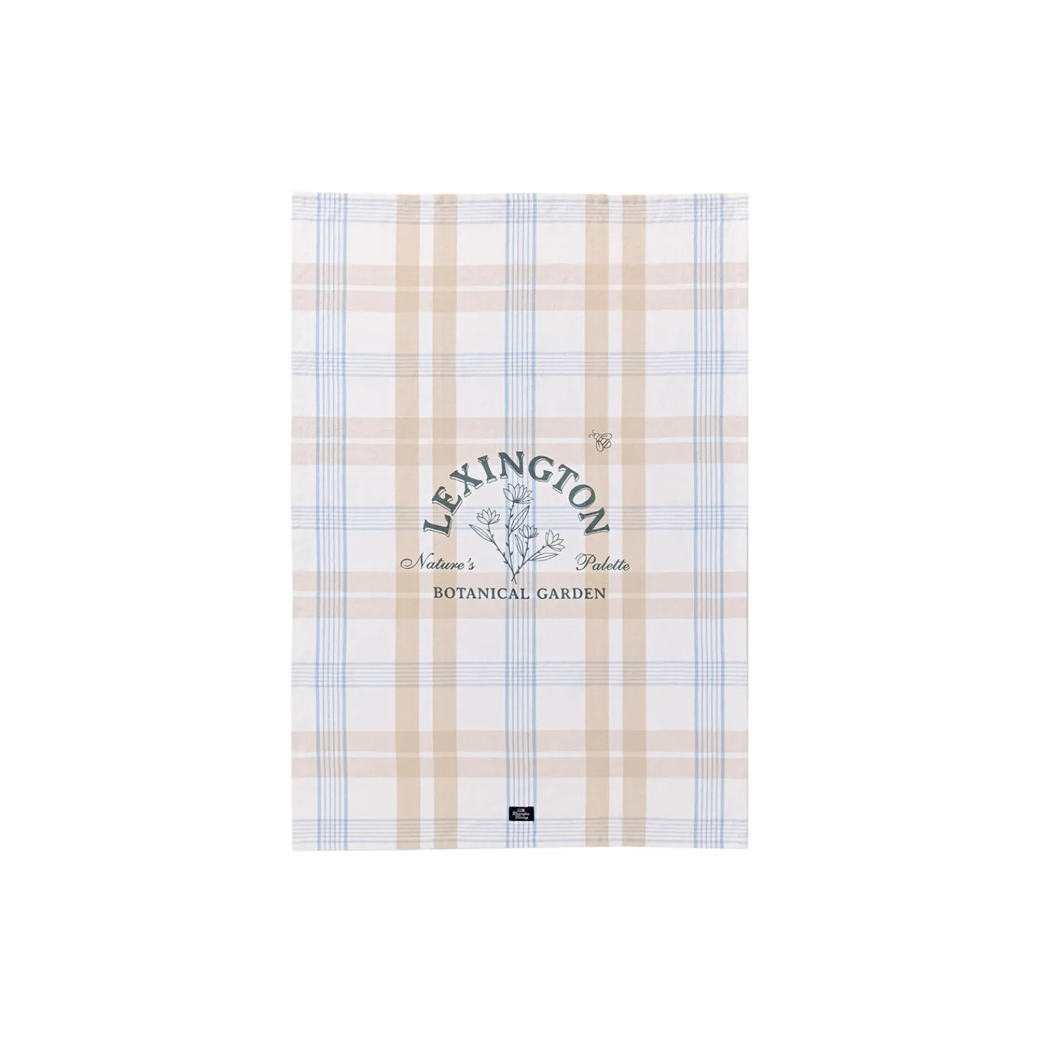Lexington Køkkentekstiler-Botanical Checked Organic Cotton Kitchen Towel,