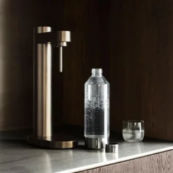 Stelton Køkkenmaskiner-Brus flaske til kulsyremaskine, clear/steel