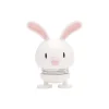 Hoptimist Figurer & Glaskunst-Bunny, white