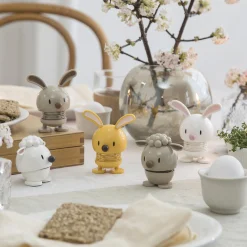 Hoptimist Figurer & Glaskunst-Bunny, white