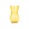 Holmegaard Vaser-Calabas vase, amber