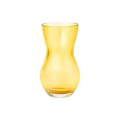 Holmegaard Vaser-Calabas vase, amber