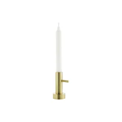 Fritz Hansen Lysestager-Candle Holder Single #1, messing