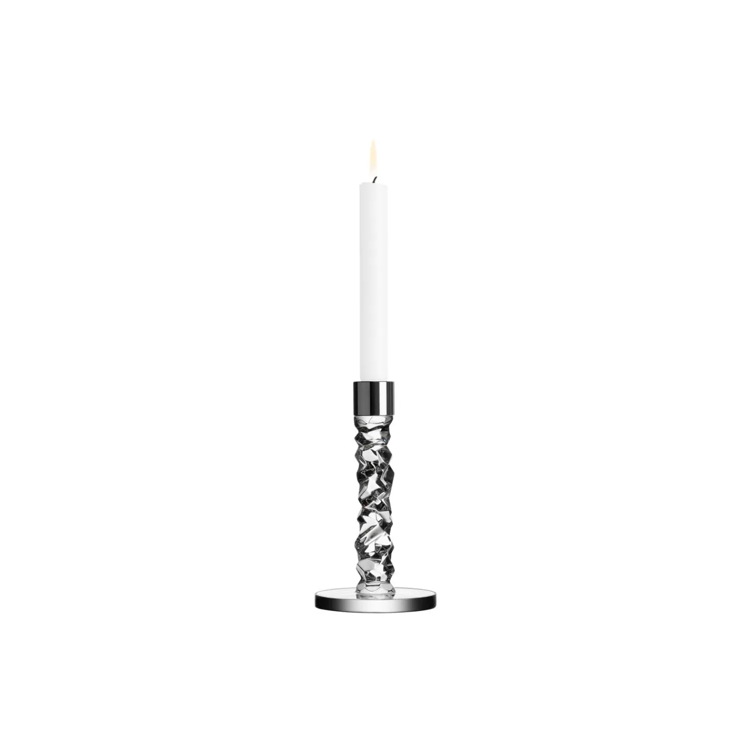 Orrefors Lysestager-Carat lysestage