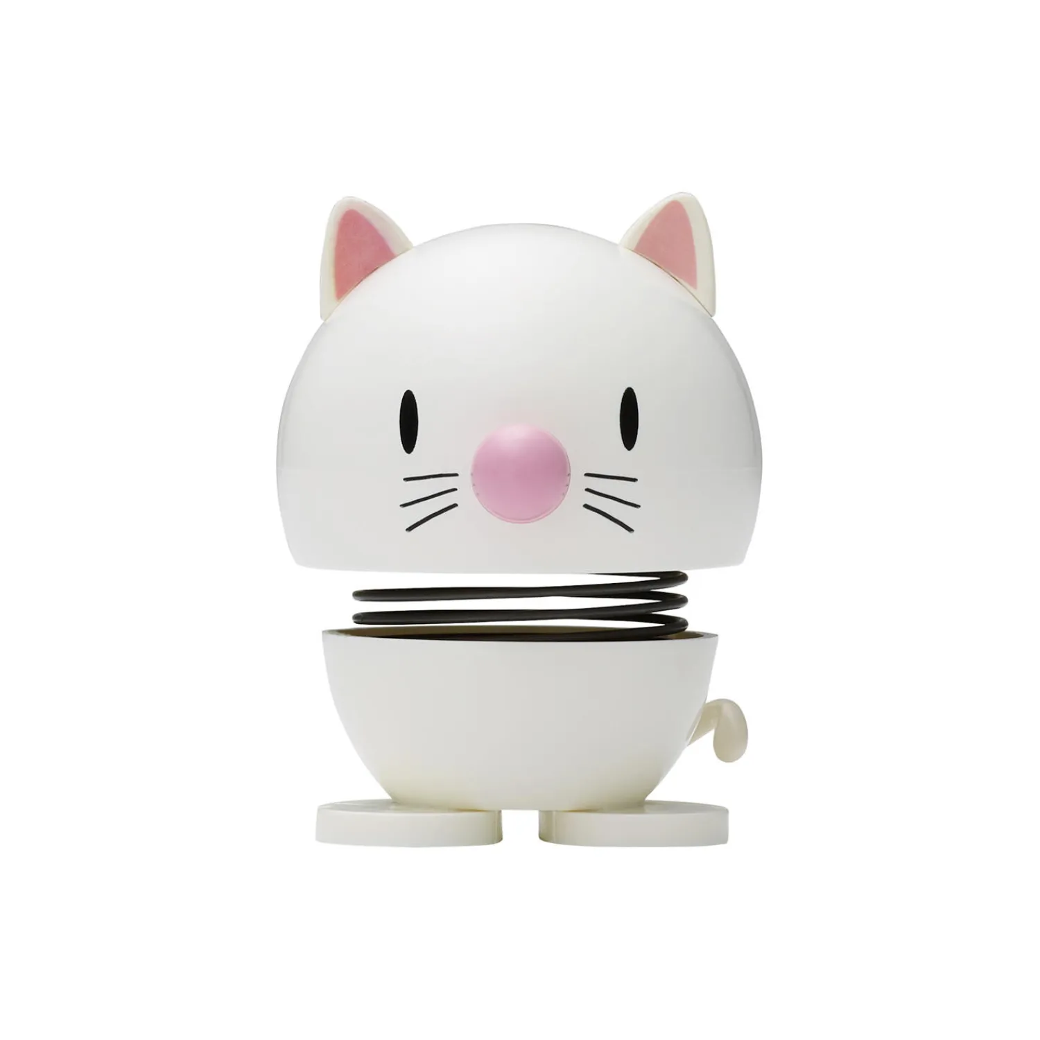 Hoptimist Figurer & Glaskunst * Cat, white