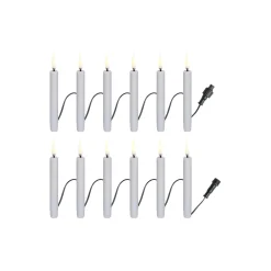 Uyuni Lighting Lys & Duftlys-Christmas string 12 candles Extender, white
