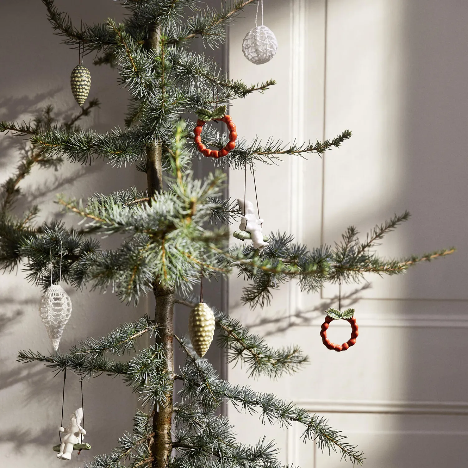 Kähler Pynt-Christmas Tales Grankogle, grøn