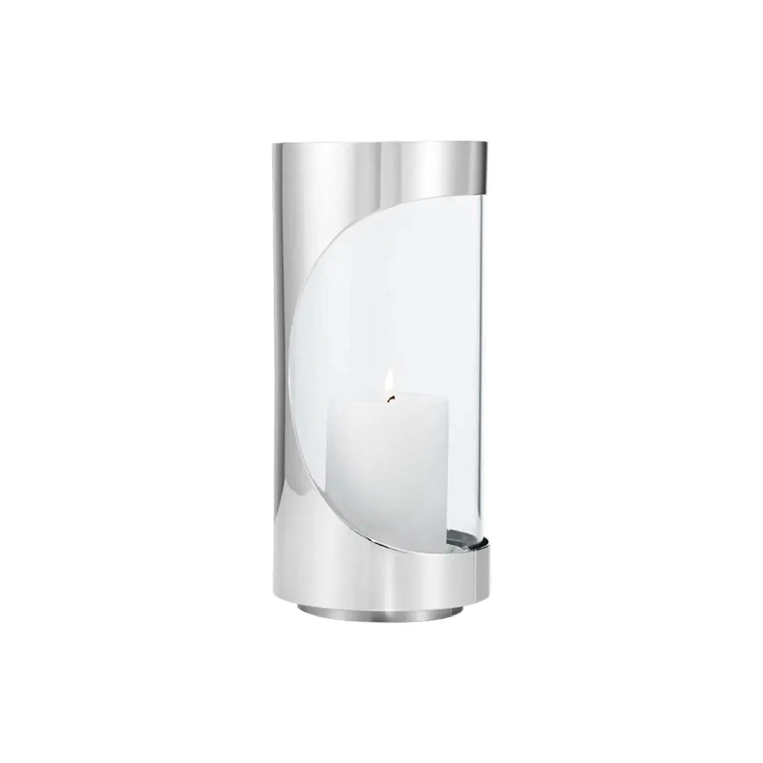 Georg Jensen Lysestager-CHROME CONTOURS Lanterne
