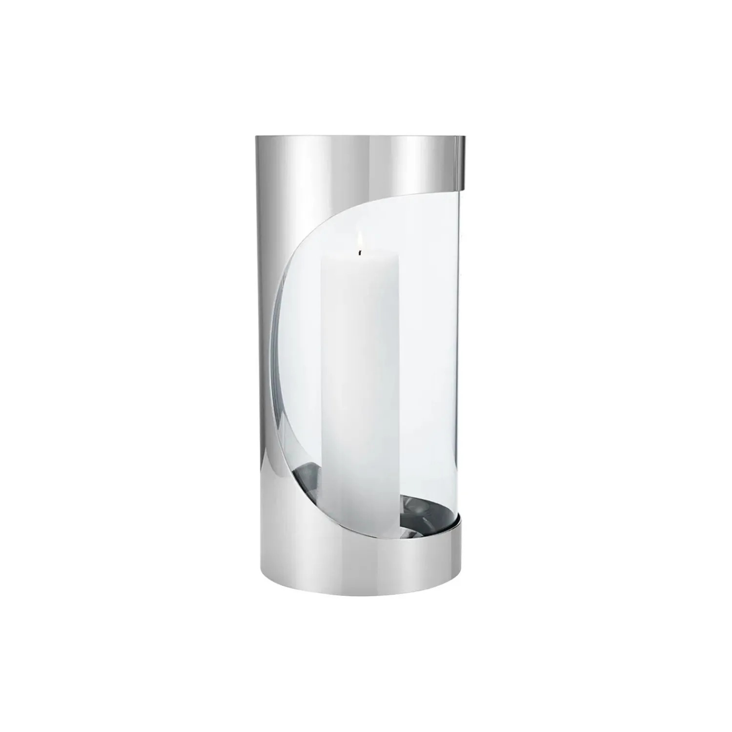 Georg Jensen Lysestager-CHROME CONTOURS Lanterne