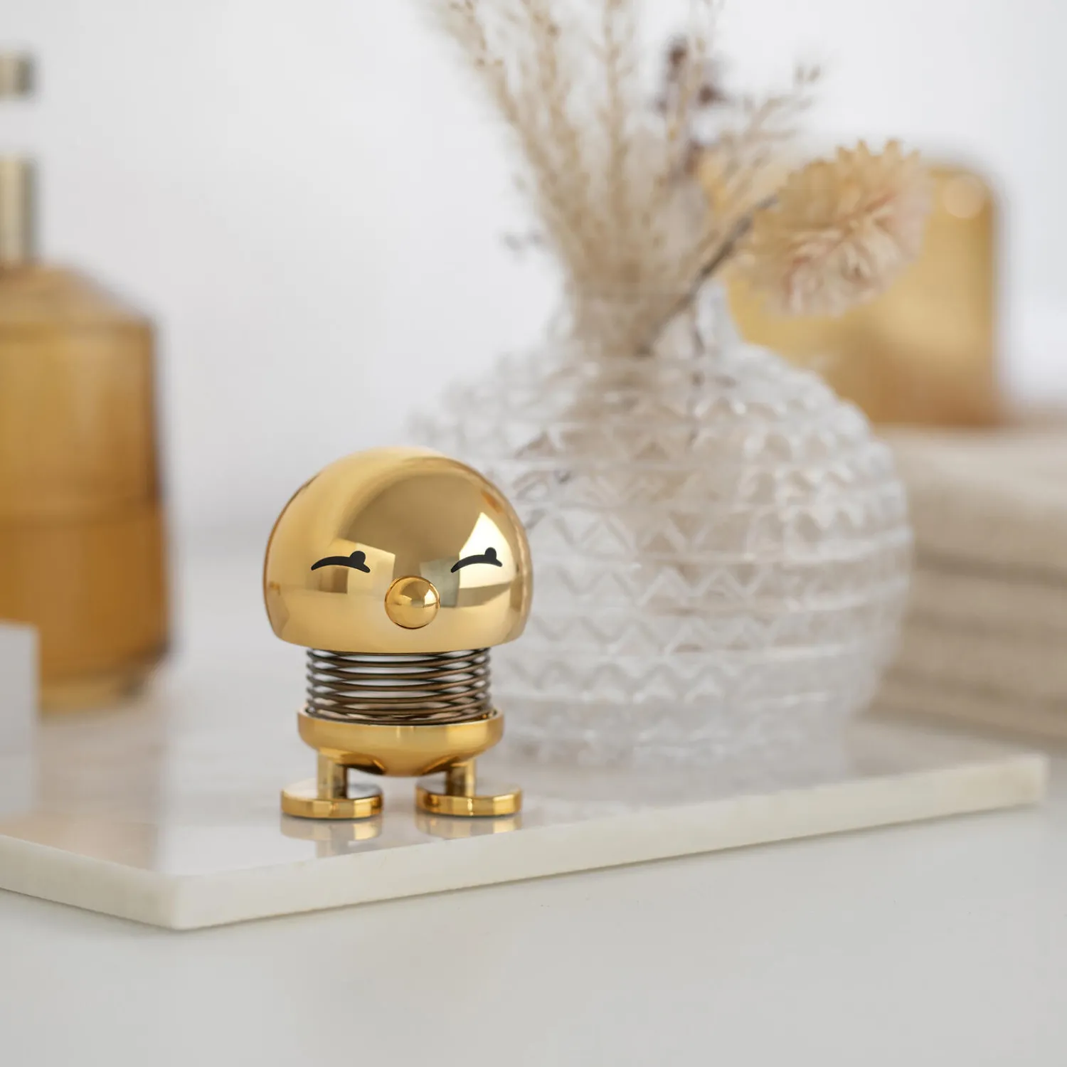 Hoptimist Figurer & Glaskunst-Classic Bimble, gold