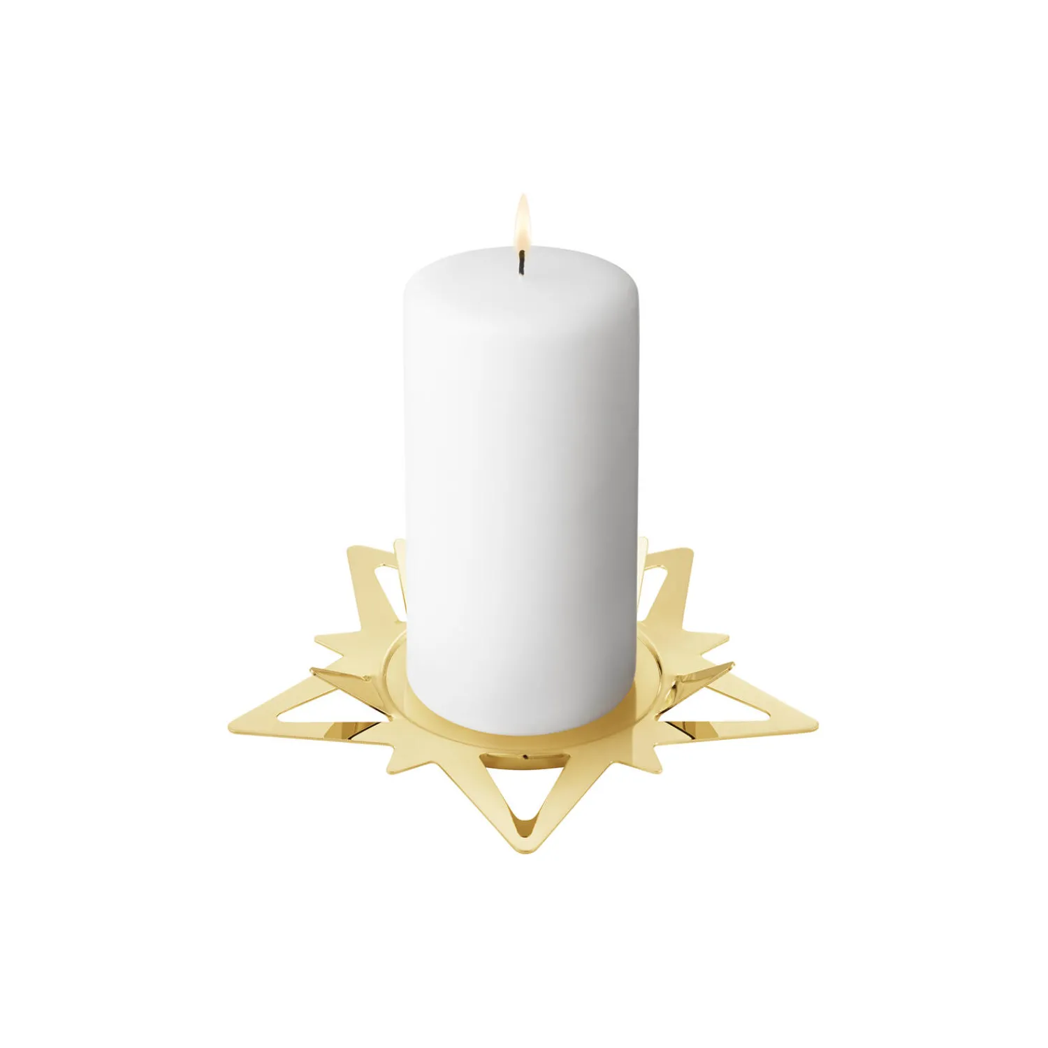 Georg Jensen Pynt-Classic Christmas stjernelyseholder til bloklys