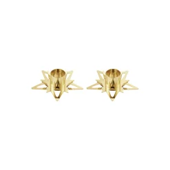 Georg Jensen Pynt-Classic Christmas stjernelyseholder til kertelys 2 stk