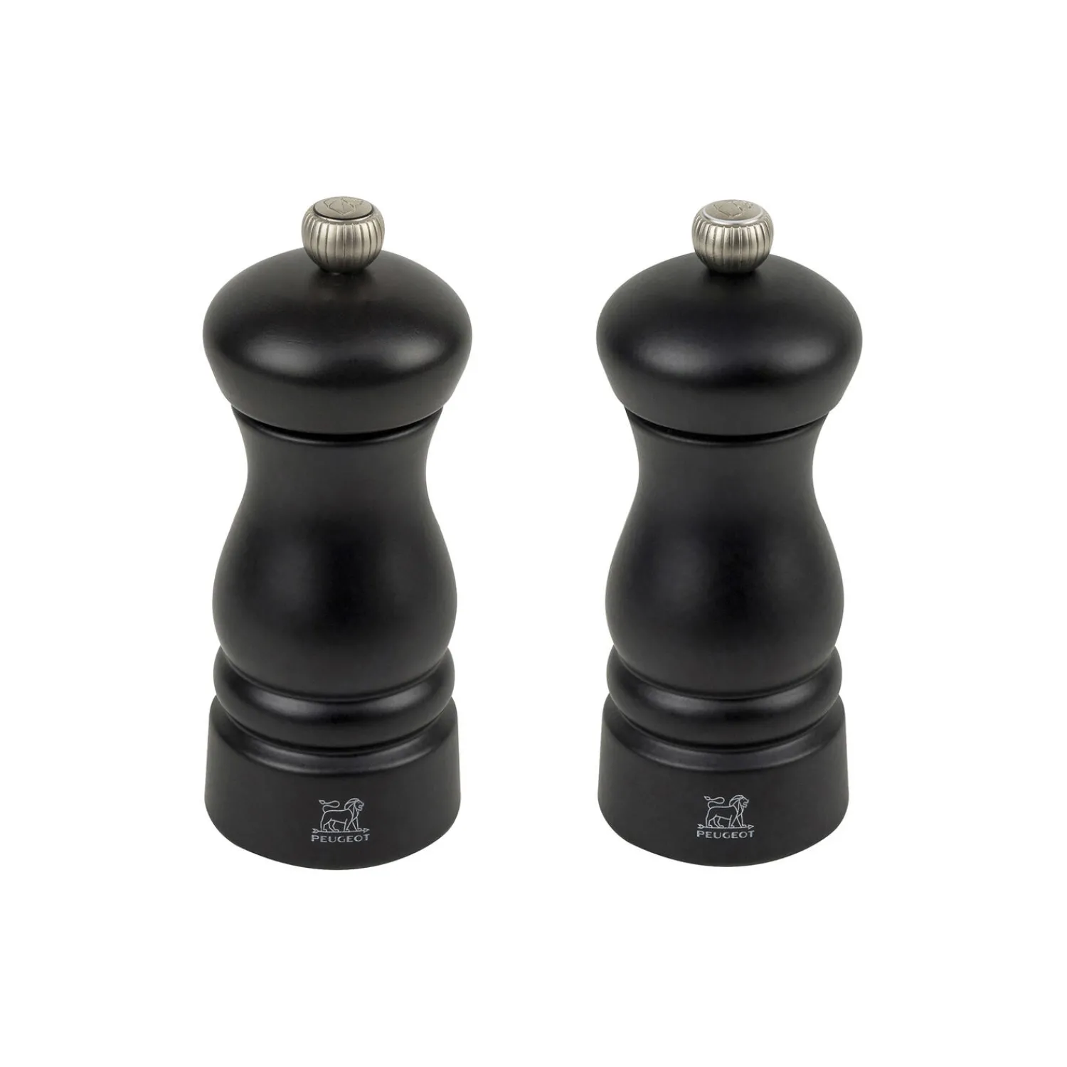 Peugeot Køkkenudstyr * Clermont salt- og peberkværnsæt 13 cm, mat sort