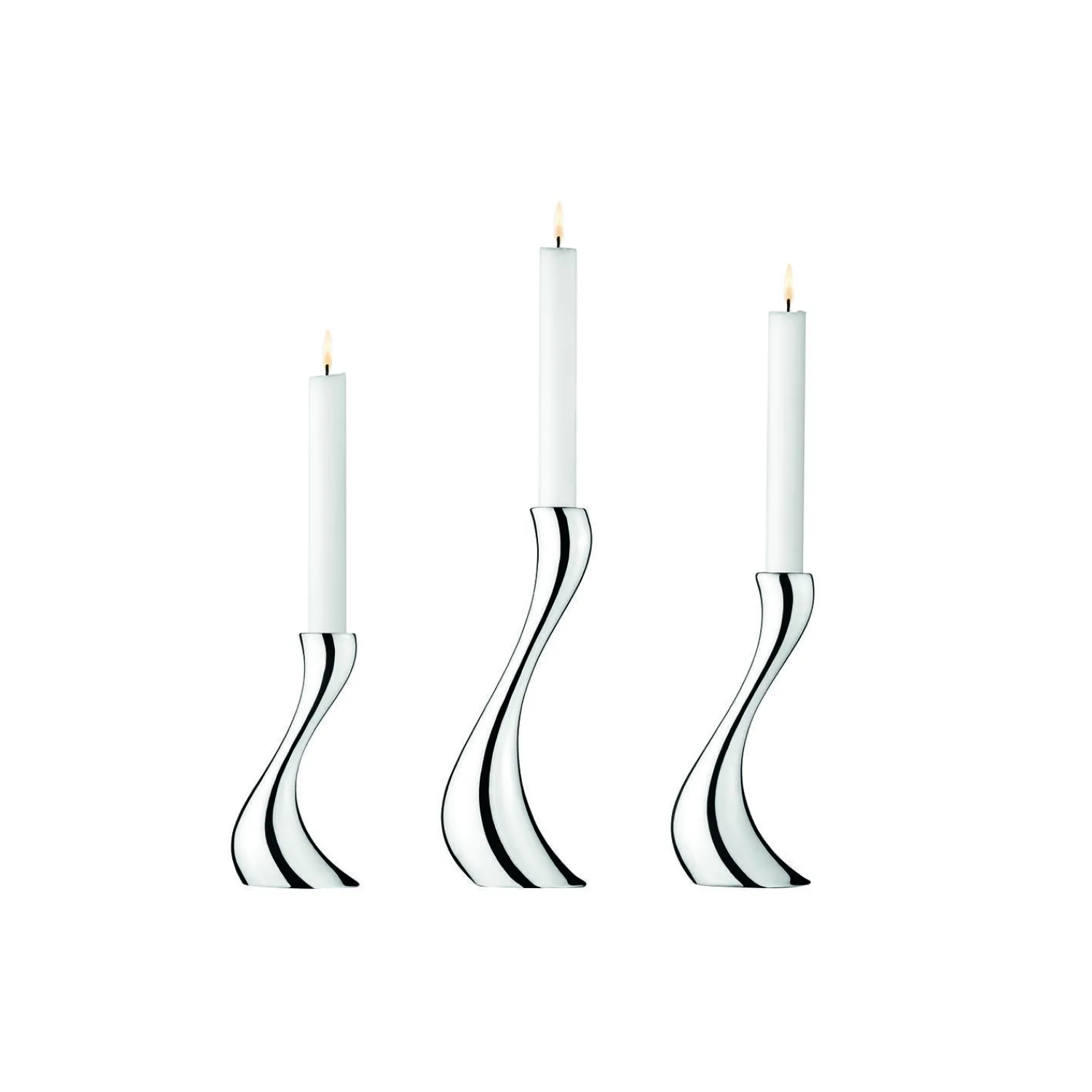 Georg Jensen Lysestager-Cobra lysestage sæt