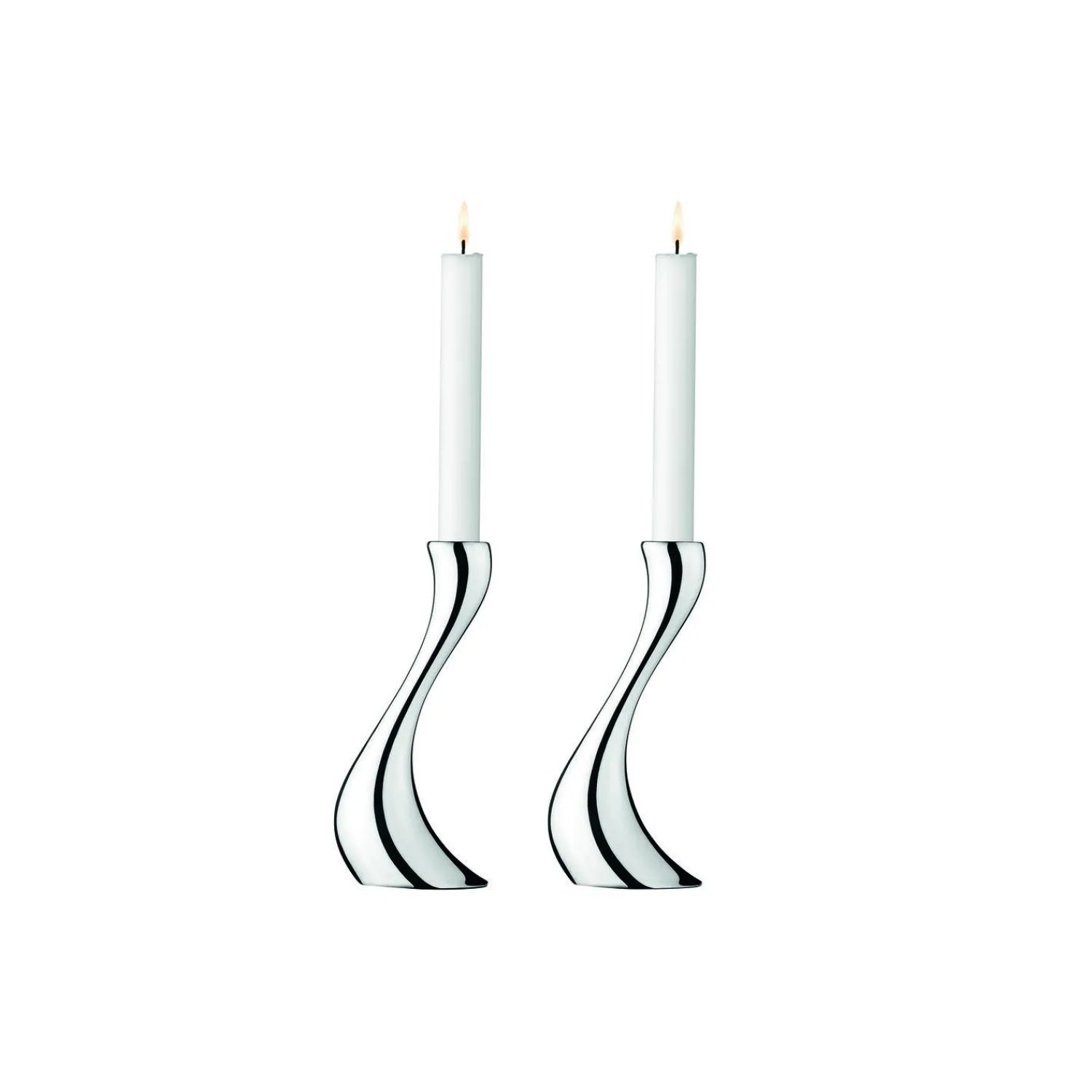 Georg Jensen Lysestager * Cobra lysestage 2 stk.