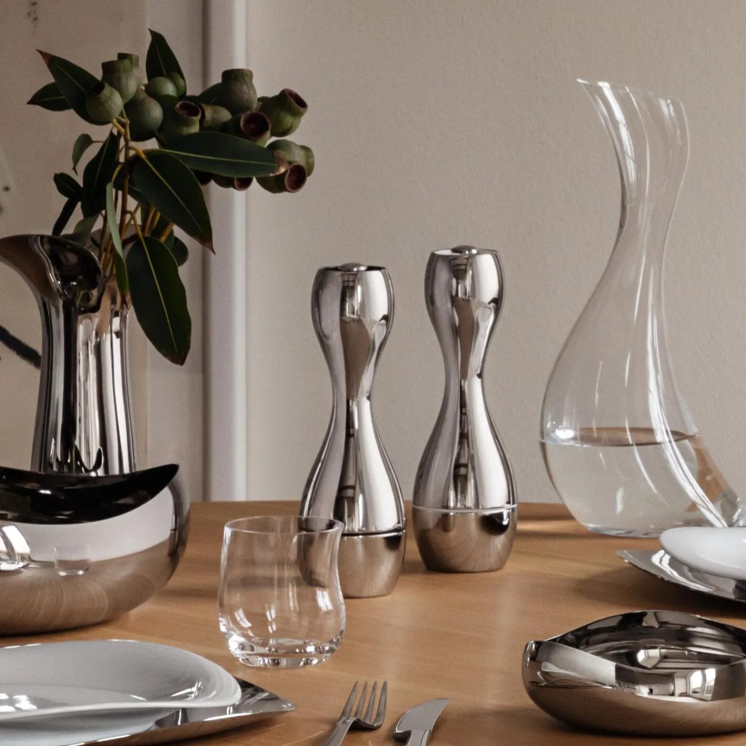 Georg Jensen Køkkenudstyr-Cobra salt- & peberkværn