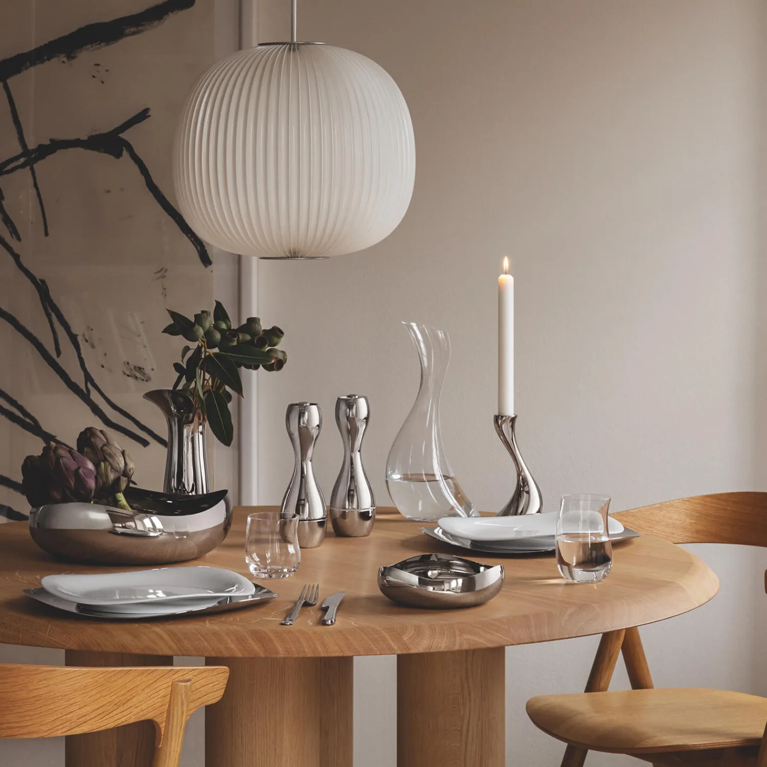 Georg Jensen Køkkenudstyr-Cobra salt- & peberkværn