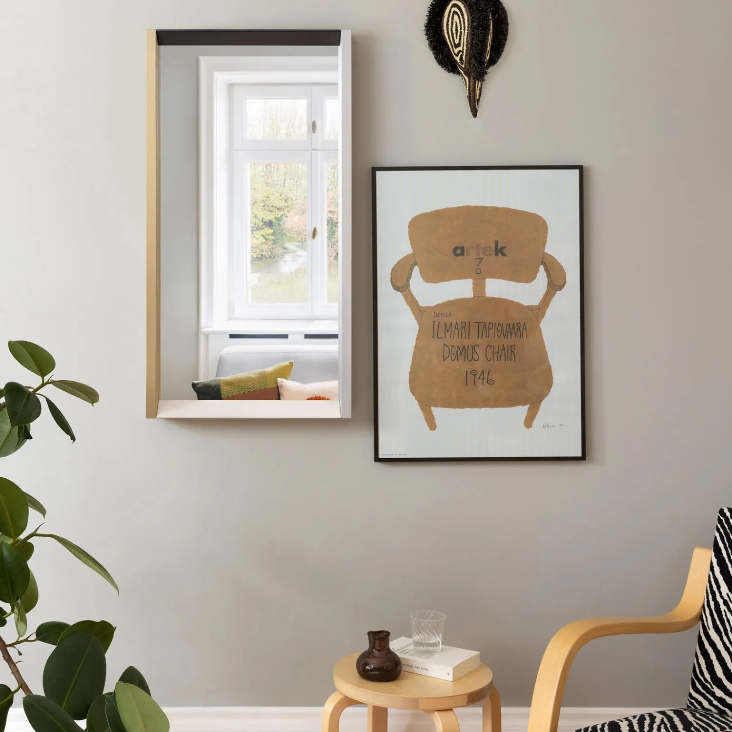 Vitra Vægspejle-Colour Frame Mirror Medium,