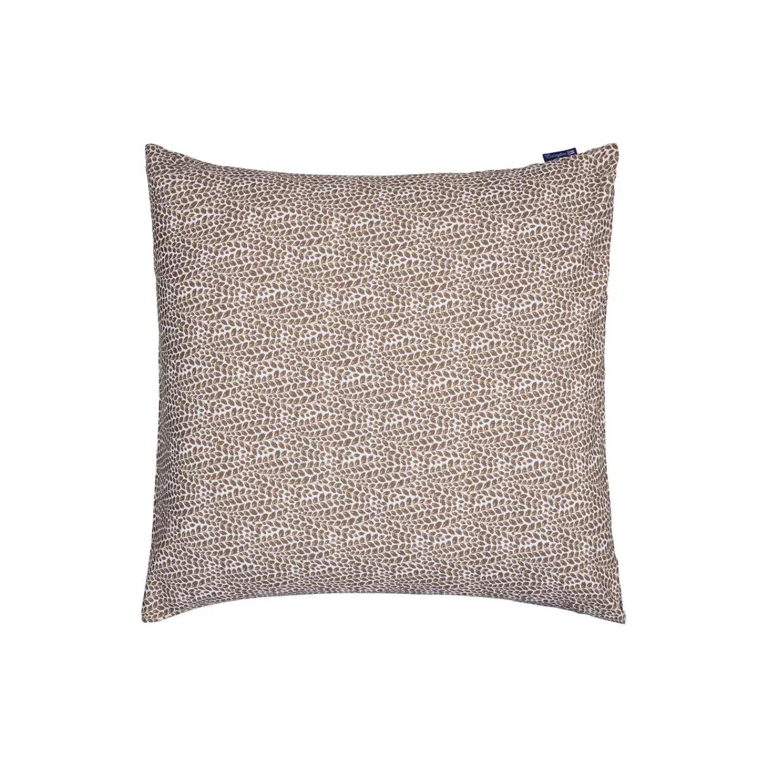 Lexington Sengetøj-Cotton Sateen Pillowcase, stone/white/beige